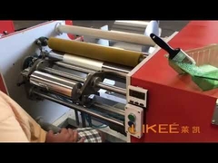 Semi-automatische aluminiumfolie kleine rollen verpakkingsmachine