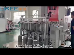 T80 milieuvriendelijke fabriek stopcontact 6,5 inch ronde pan draaiende video