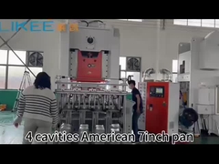 Aluminiumfolie Amerikaanse 7 inch Ronde Pan Running Video