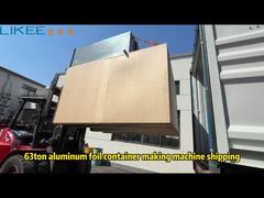 T63 Aluminiumfoliecontainer die machineverzending maakt