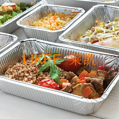 kopen De Container van de picknickaluminiumfolie Rechthoekig voor Feezer Oven Microwave online manufacture