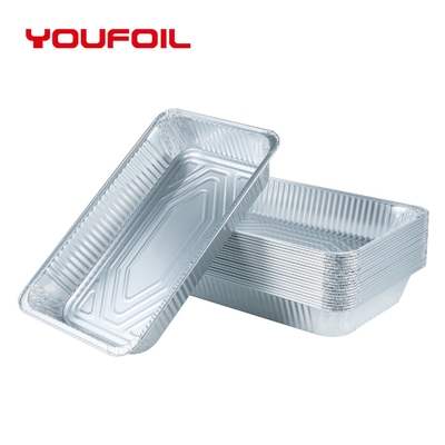 kopen Het Milieubescherming Beschikbare Rechthoekige Hoogtepunt van de Aluminiumfoliecontainer - groottepan online manufacture