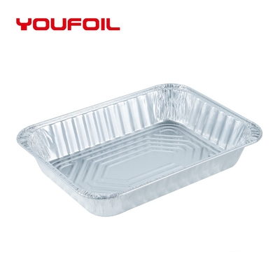 kopen De Beschikbare Aluminiumfolie Pan Microwave Oven Safe van de voedselopslag online manufacture