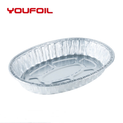 kopen 3003 beschikbare Aluminiumfolie Tray Oval Roast Customized Logo online manufacture