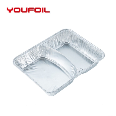 kopen De rekupereerbare Gezonde Container van de 2 Compartimenten Beschikbare Aluminiumfolie voor Catering online manufacture