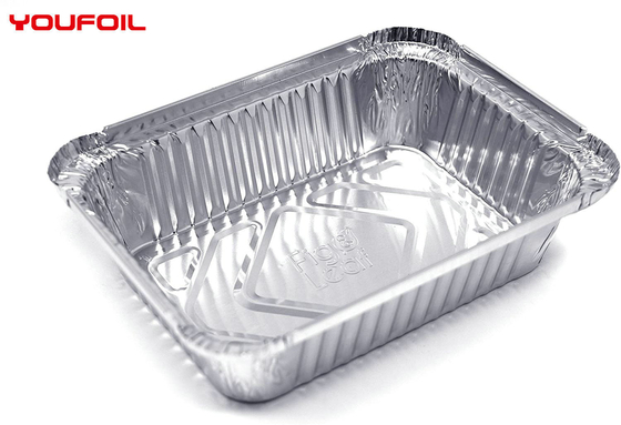 kopen Gerecycleerde van de het Voedselcontainer van de Aluminiumfolie OEM van het het Aluminiumdienblad Rechthoekige online manufacture