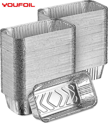 kopen Lichtgewicht Rechthoekige van de de Rimpelmuur van de Aluminiumfoliecontainer Beschikbare het Voedselcontainer online manufacture