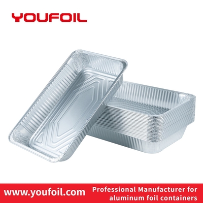 kopen Rimpelwand Wegwerp aluminiumfolie Voedselcontainer Lichtgewicht braden online manufacture