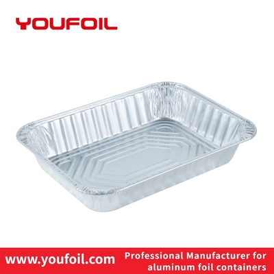 kopen Rekupereerbare Vlotte de Containermetaal van de Muur Rechthoekige Aluminiumfolie Verpakking online manufacture
