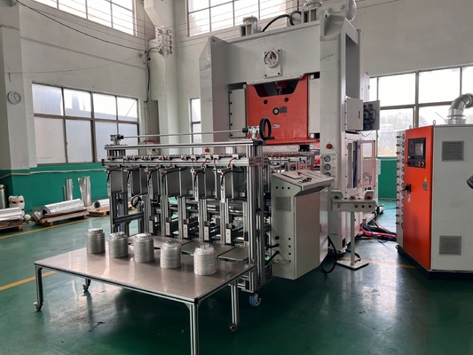 kopen 5 rijstroken PLC-besturing Automatische aluminiumfoliecontainer die machine maakt online manufacture