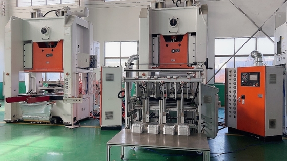 kopen 3Phase de semi Automatische Container die van de Aluminiumfolie tot Machine maken 75 Slagen/Min online manufacture