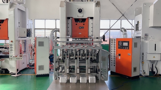 kopen SIMENSE Motor Aluminiumfolie voedselcontainer machine voor landschap binnen 50 vierkante meter online manufacture
