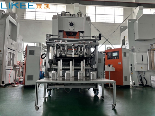 kopen LK-T63 Voedselcontainer Aluminiumfolie Ponsbak Maken Machine Voor BBQ Buiten online manufacture