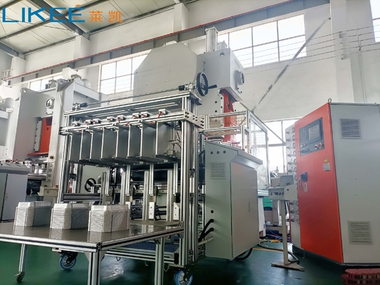 kopen LK-T63 Food Container Aluminium Foil Punching 50 Strokes Per Minute Tray Making Machine online manufacture