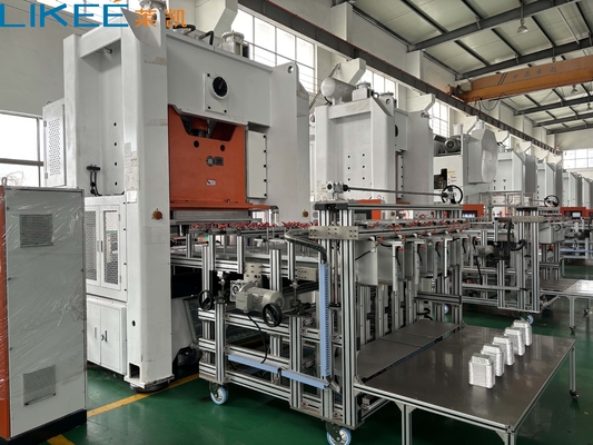 kopen Vinnige en eenvoudige werking Volledig automatische aluminiumfolie voedselcontainer maken machine online manufacture