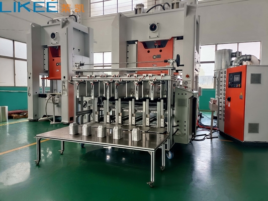 kopen HIGH SPEED Mitsubishi PLC gecontroleerd systeem Aluminium folie voedselcontainer maken machine online manufacture