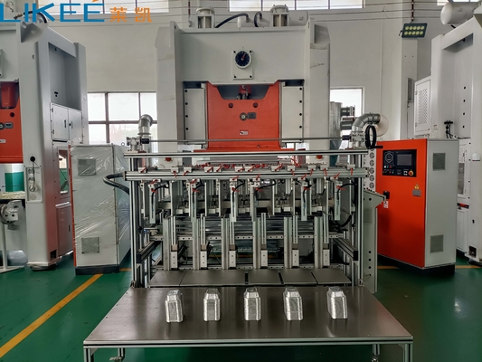 kopen Elektrische 5~6 holtes aluminium folie bak maken machine met verruiming en dikkere structuur online manufacture