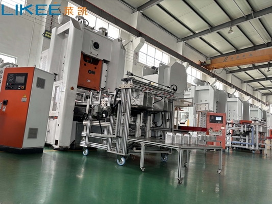 kopen Op maat gemaakte 4 holtes 30~75 slagen/min Aluminiumfoliecontainer maken machine online manufacture