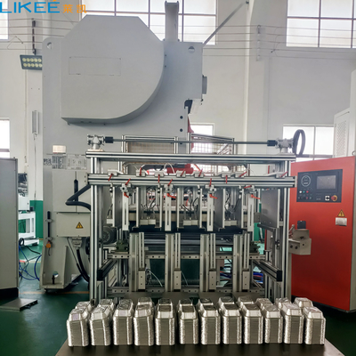 kopen De Simensemotor controleerde Pneumatisch Type 63 Ton Aluminium Foil Container Making-Machine online manufacture