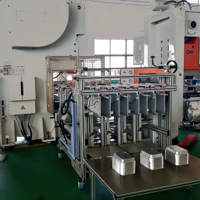kopen LK-T63 Voedselcontainer Aluminiumfolie Punch Machine High Speed Tray Making Line online manufacture