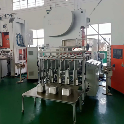 kopen H Frame 19,8 KW Aluminium folie bak maken machine met witte en oranje lichaam online manufacture