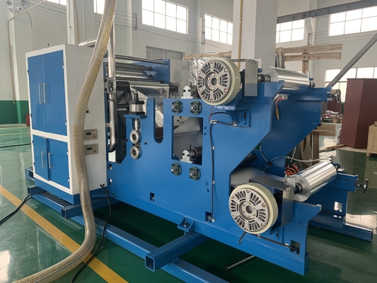kopen Voedselverpakkingen V-vormige tussen elkaar gevouwen 27kw Efficiëntie Automatische aluminium pop-out folie vouwmachine online manufacture