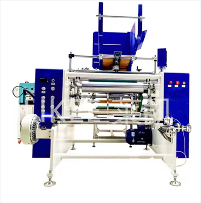 kopen Eenmalige 6 schachten automatisch wisselende aluminiumfolie snijmachine terugspoelen machine voor bakpapier online manufacture
