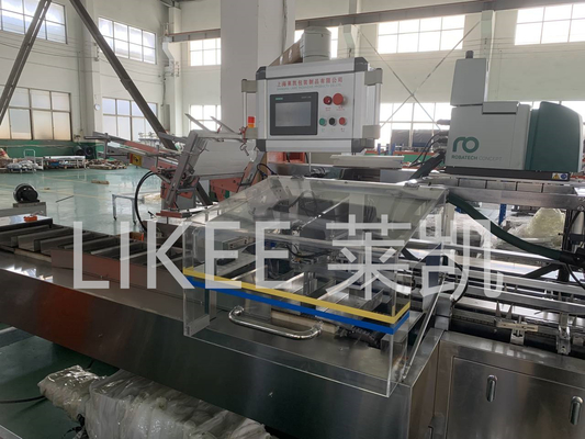 kopen Automatische PLC-controle folie papier verpakkings- en afdichting machine met warm gesmolten lijm online manufacture