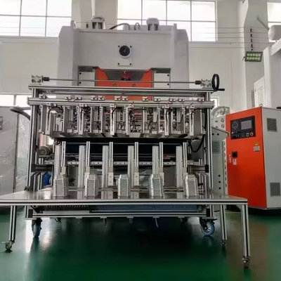 kopen Volledig automatische 35~70 slag/min Wegwerpbare tafelgerei Aluminiumfolie plaat maken machine online manufacture