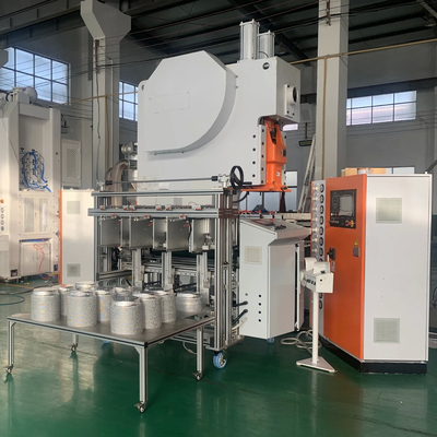 kopen Volledig automatische 19,8 kW 12000pcs/uur Aluminium folie container productielijn voor ruwe staal online manufacture