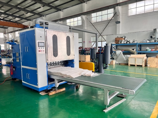 kopen Volledig automatische HDPE-plastic tear pop-up sheets interfolding machine gemakkelijk te bedienen online manufacture