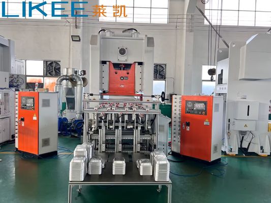 kopen T80 Aluminiumfoliecontainer machine recyclebaar gladde wand rechthoekige wegwerp voor het bakken van voedsel online manufacture