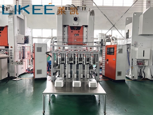 kopen LK-T80 Voedingsmiddelencontainer Aluminiumfolie Punching Automatische maakmachine 12000 stuks per uur online manufacture