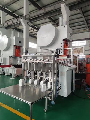 kopen LK-T63 Aluminum Foil Container Making Machine with Automatic Scrap Recycling 19KW Motor Power and 38~70 Times/min Working Speed online manufacture
