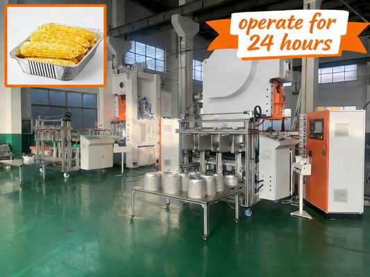 kopen LK-T63 Volautomatische Hoogrendement Aluminiumfolie Container Machine met 3 Caviteiten en Snelle Matrijsverwisseling online vervaardiging