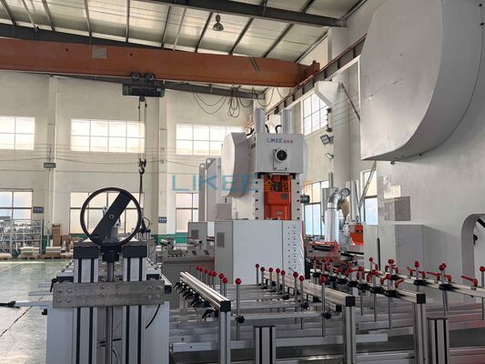 kopen 63-tons Aluminiumfolie Container Productiemachine met Efficiënte Afvalverwijdering en Controlekast online vervaardiging