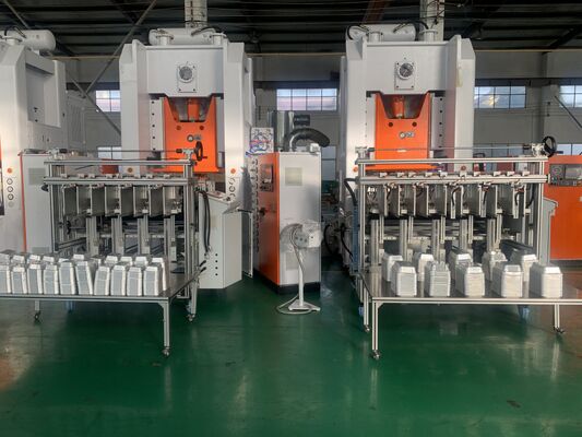 kopen H-Type frame-aluminiumfoliecontainermachine met intelligente bediening voor hoge productiviteit met meerdere holtes online vervaardiging