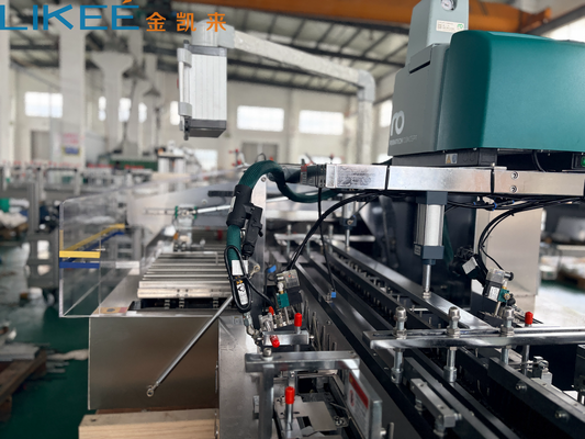 kopen Automatische kartonmachine met lijmbespuiting en doosverzegelingssysteem online vervaardiging