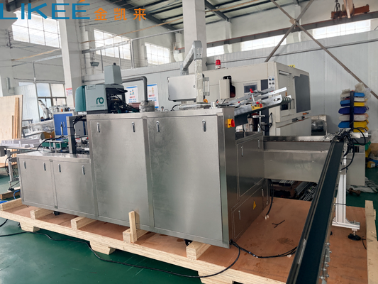 kopen Automatische Kartonneermachine – Servo Motor Cartonneermachine met Bandtoevoer, PLC-besturing online vervaardiging
