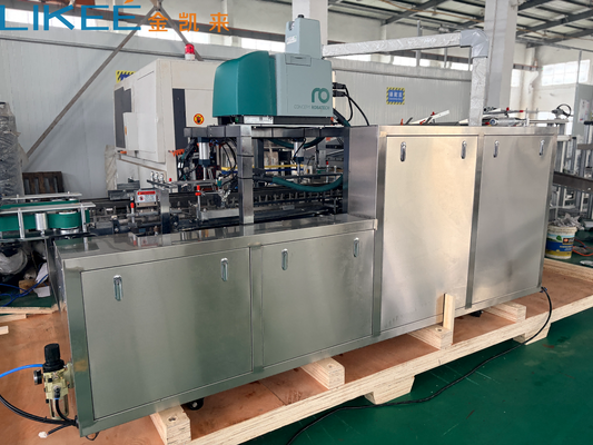 kopen Automatische kartonmachine voor aluminiumfolie rollen van voeding tot afdichting in één continu systeem online vervaardiging