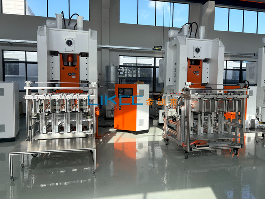 kopen Aluminiumfolie plaat maken machine 80ton H-frame 4-6 holte automatische productielijn met gesloten smeer online vervaardiging