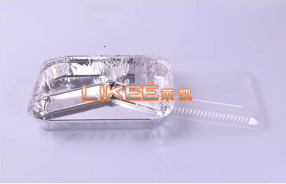 kopen Zilveren kleur 1800 ml aluminium folie voedselcontainer meervoudig compartiment online manufacture