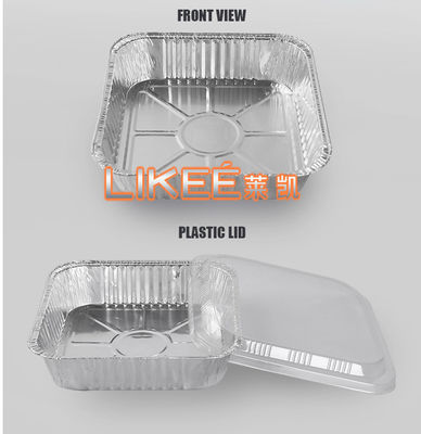 kopen De Container van het de Folievoedsel van het barbecue250ml Aluminium met Duidelijke Deksels online manufacture