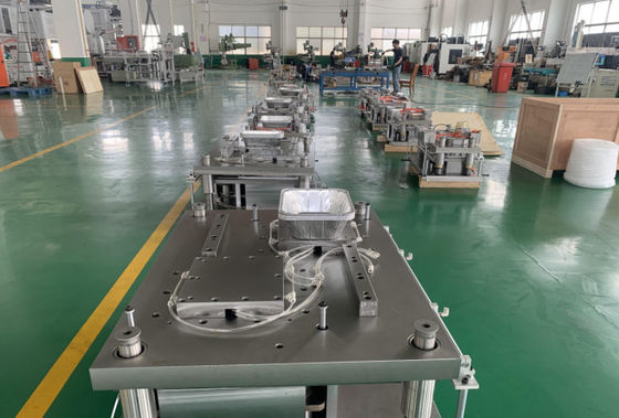 kopen Staal 4 holtes Aluminiumfolie Container Mould hoge productiviteit online manufacture