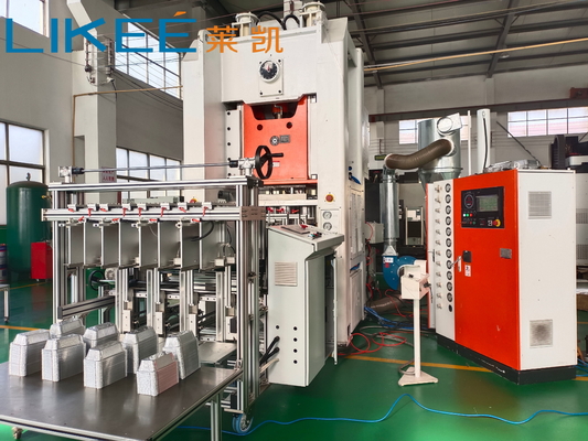 Mitsubishi PLC Makkelijk te gebruiken staal aluminium folie plaat maken machine voor wegwerp tafelgerei
