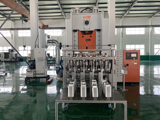 380V 50HZ 3-fasen aluminium folie pan maken machine met 0,025 mm - 0,200 mm dikte