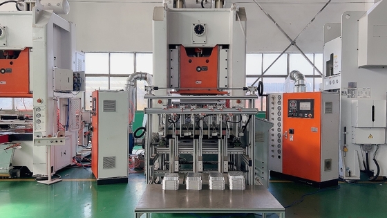 LK-T80 26KW Power Schneider Elektrische Aluminiumfolie Pan Making Press Machine
