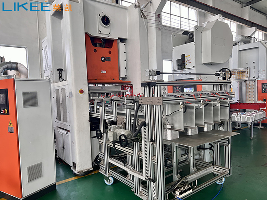 80 Ton Pressure Automatic Type Aluminium-Foliedoos die tot Machine maken Zilveren Folie die Machine maken