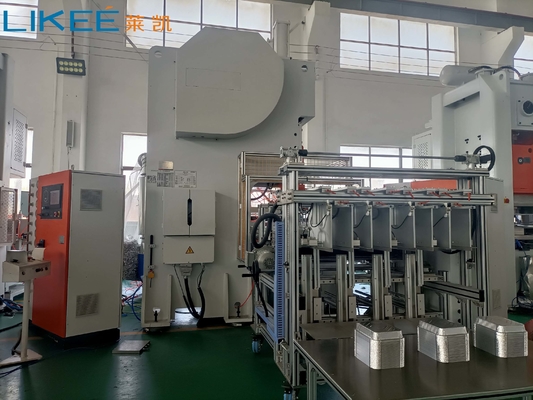 Japan Mitsubishi PLC Aluminium Foil Container Maker Machine met ISO14001certificering