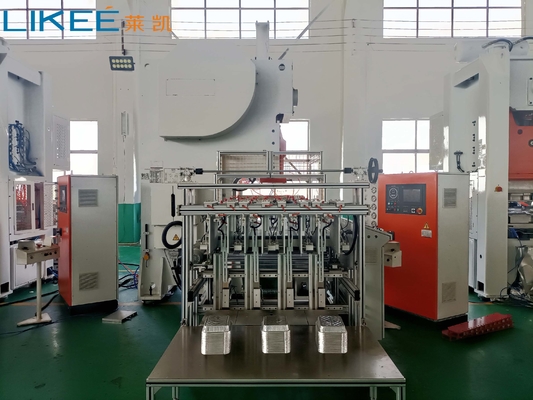 High Precision Steel Aluminium Foil Container Machine C Frame Hydraulische pers 50Hz Frequency Voor uw productiebehoeften